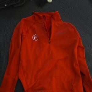 Marmot Vibrant Red Quarter-Zip Pullover